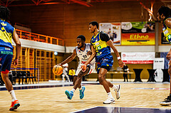 Basketball, win2day Basketball Superliga 2023/224, Grunddurchgang Runde 21, BBC Nord Dragonz, UBSC Graz, Austen Awosika (10)