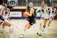 Basketball, Win2Day Basketball Damen Superliga 2023/24, Grunddurchgang 12.Runde, Vienna Timberwolves, Vienna United, Christina Hofstetter (24)