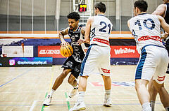 Basketball, Win2Day Superliga 2023/24, Grunddurchgang 21.Runde, Vienna Timberwolves, Kapfenberg Bulls, Urald King (23)