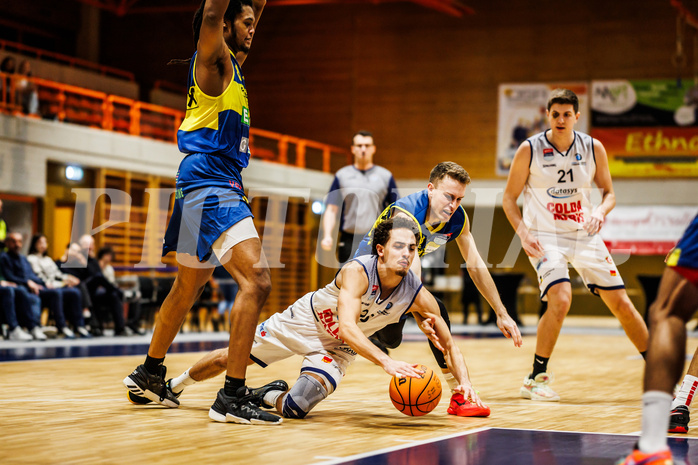 Basketball, win2day Basketball Superliga 2023/224, Grunddurchgang Runde 21, BBC Nord Dragonz, UBSC Graz, Lukas Hahn (25)