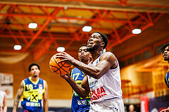 Basketball, win2day Basketball Superliga 2023/224, Grunddurchgang Runde 21, BBC Nord Dragonz, UBSC Graz, Austen Awosika (10)