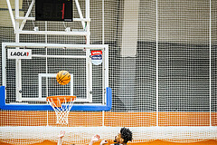Basketball, Win2Day Superliga 2023/24, Grunddurchgang 21.Runde, Vienna Timberwolves, Kapfenberg Bulls, Elias Wlasak (8), Urald King (23)