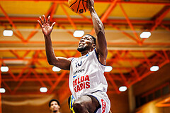 Basketball, win2day Basketball Superliga 2023/224, Grunddurchgang Runde 21, BBC Nord Dragonz, UBSC Graz, Austen Awosika (10)