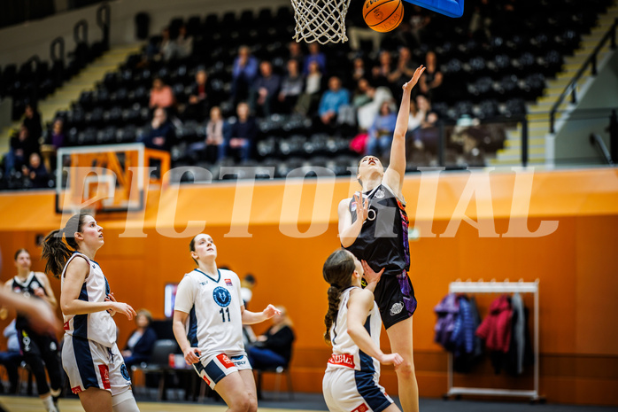 Basketball, Win2Day Basketball Damen Superliga 2023/24, Grunddurchgang 12.Runde, Vienna Timberwolves, Vienna United, Oryna Bolotnikova (26)