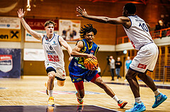 Basketball, win2day Basketball Superliga 2023/224, Grunddurchgang Runde 21, BBC Nord Dragonz, UBSC Graz, Zachery Deshon Cooks (3)
