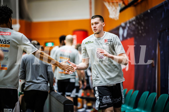 Basketball, Win2Day Superliga 2023/24, Grunddurchgang 21.Runde, Vienna Timberwolves, Kapfenberg Bulls, Noah Baumann (4)