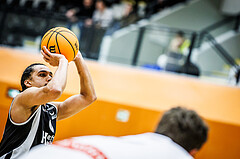 Basketball, Win2Day Superliga 2023/24, Grunddurchgang 21.Runde, Vienna Timberwolves, Kapfenberg Bulls, Ali Sow (6)