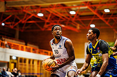 Basketball, win2day Basketball Superliga 2023/224, Grunddurchgang Runde 21, BBC Nord Dragonz, UBSC Graz, Austen Awosika (10)