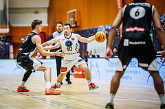 Basketball, Win2Day Superliga 2023/24, Grunddurchgang 21.Runde, Vienna Timberwolves, Kapfenberg Bulls, Jakob Szkutta (10)