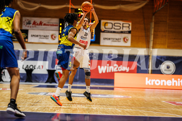 Basketball, win2day Basketball Superliga 2023/224, Grunddurchgang Runde 21, BBC Nord Dragonz, UBSC Graz, Lukas Hahn (25)