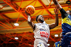Basketball, win2day Basketball Superliga 2023/224, Grunddurchgang Runde 21, BBC Nord Dragonz, UBSC Graz, Austen Awosika (10)