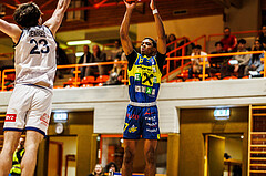 Basketball, win2day Basketball Superliga 2023/224, Grunddurchgang Runde 21, BBC Nord Dragonz, UBSC Graz, Q. Green (17)