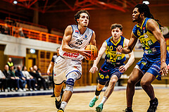 Basketball, win2day Basketball Superliga 2023/224, Grunddurchgang Runde 21, BBC Nord Dragonz, UBSC Graz, Lukas Hahn (25)