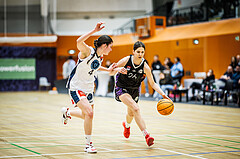 Basketball, Win2Day Basketball Damen Superliga 2023/24, Grunddurchgang 12.Runde, Vienna Timberwolves, Vienna United, Oryna Bolotnikova (26)