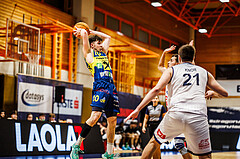 Basketball, win2day Basketball Superliga 2023/224, Grunddurchgang Runde 21, BBC Nord Dragonz, UBSC Graz, Elias Podany (10)