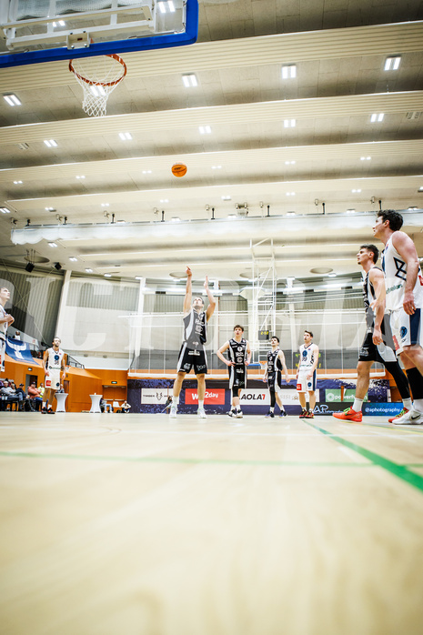 Basketball, Win2Day Superliga 2023/24, Grunddurchgang 21.Runde, Vienna Timberwolves, Kapfenberg Bulls, Nemanja Krstic (22)