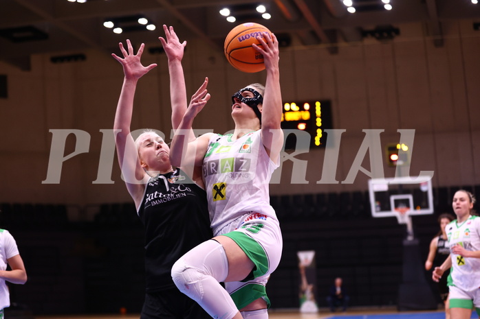 01.12.2024, Graz, Raiffeisen Sportpark, Basketball Damen Superliga 2024/25, Grunddurchgang, 8.Runde, UBI Holding Graz vs. Basket Flames