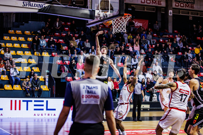 Basketball, Win2Day Superliga 2024/25, Grunddurchgang 10.Runde, BC Vienna, Fürstenfeld Panthers, Jonathan Wess (14)
