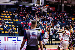 Basketball, Win2Day Superliga 2024/25, Grunddurchgang 10.Runde, BC Vienna, Fürstenfeld Panthers, Jonathan Wess (14)