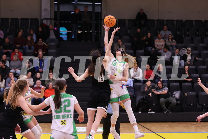 01.12.2024, Graz, Raiffeisen Sportpark, Basketball Damen Superliga 2024/25, Grunddurchgang, 8.Runde, UBI Holding Graz vs. Basket Flames