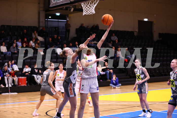 01.12.2024, Graz, Raiffeisen Sportpark, Basketball Damen Superliga 2024/25, Grunddurchgang, 8.Runde, UBSC-DBBC Graz - BK Raiffeisen Duchess ,  