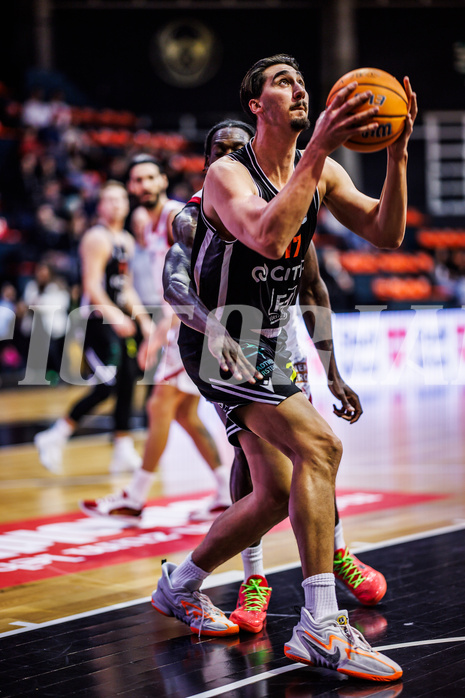 Basketball, Win2Day Superliga 2024/25, Grunddurchgang 10.Runde, BC Vienna, Fürstenfeld Panthers, Mario Spaleta (17)