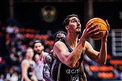 Basketball, Win2Day Superliga 2024/25, Grunddurchgang 10.Runde, BC Vienna, Fürstenfeld Panthers, Mario Spaleta (17)