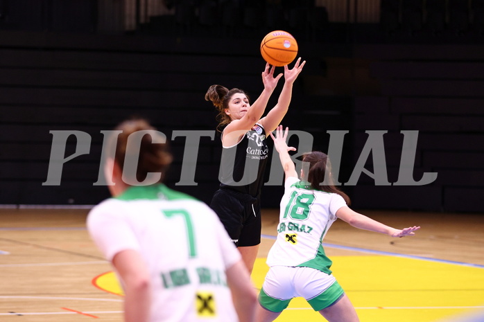 01.12.2024, Graz, Raiffeisen Sportpark, Basketball Damen Superliga 2024/25, Grunddurchgang, 8.Runde, UBI Holding Graz vs. Basket Flames