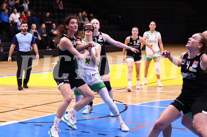 01.12.2024, Graz, Raiffeisen Sportpark, Basketball Damen Superliga 2024/25, Grunddurchgang, 8.Runde, UBI Holding Graz vs. Basket Flames