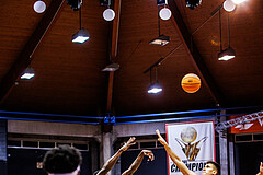 Basketball, Win2Day Superliga 2024/25, Grunddurchgang 10.Runde, BC Vienna, Fürstenfeld Panthers, Julio Calver de Assis Afonso (11), Armin Hrstic (4)