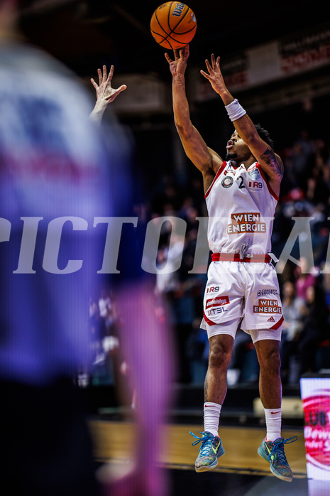 Basketball, Win2Day Superliga 2024/25, Grunddurchgang 10.Runde, BC Vienna, Fürstenfeld Panthers, Zac Owens (2)