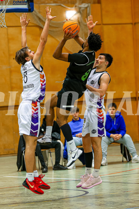 01.12.2024 Basketball Zweite Liga 2024/25, Grunddurchgang  10.Runde Vienna United vs. Union Deutsch Wagram Aligators
