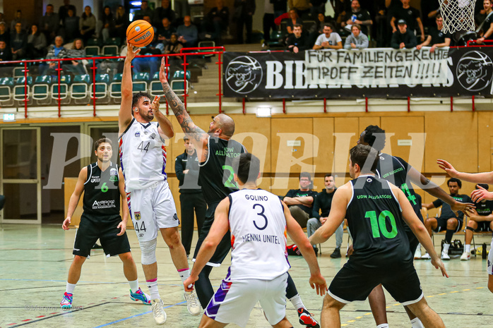 01.12.2024 Basketball Zweite Liga 2024/25, Grunddurchgang  10.Runde Vienna United vs. Union Deutsch Wagram Aligators
