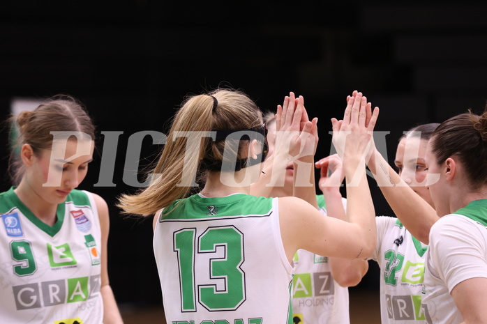 01.12.2024, Graz, Raiffeisen Sportpark, Basketball Damen Superliga 2024/25, Grunddurchgang, 8.Runde, UBI Holding Graz vs. Basket Flames