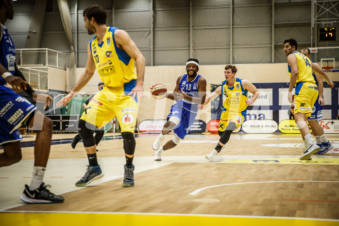 Basketball, bet-at-home Basketball Superliga 2019/20, Viertelfinale 4. Spiel, SKN St. Pölten Basketball, Oberwart Gunners, Quincy Diggs (13)