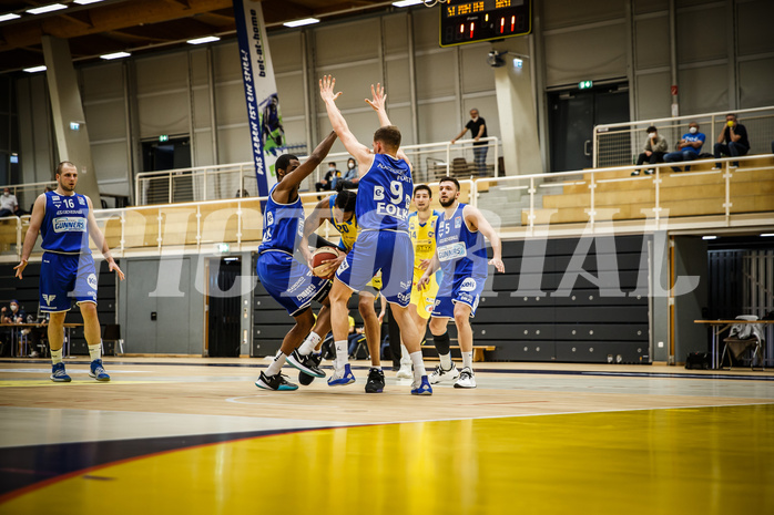 Basketball, bet-at-home Basketball Superliga 2019/20, Viertelfinale 4. Spiel, SKN St. Pölten Basketball, Oberwart Gunners, Chris Fergusson (20)