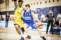 Basketball, bet-at-home Basketball Superliga 2019/20, Viertelfinale 4. Spiel, SKN St. Pölten Basketball, Oberwart Gunners, Valentin Pasterk (4)