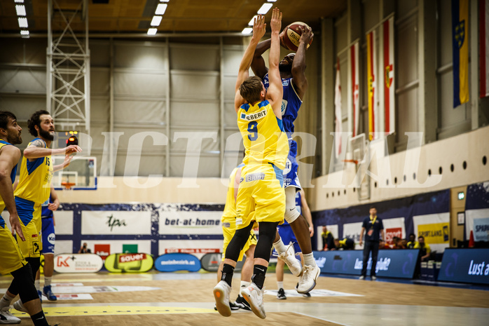Basketball, bet-at-home Basketball Superliga 2019/20, Viertelfinale 4. Spiel, SKN St. Pölten Basketball, Oberwart Gunners, Quincy Diggs (13)