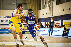 Basketball, bet-at-home Basketball Superliga 2019/20, Viertelfinale 4. Spiel, SKN St. Pölten Basketball, Oberwart Gunners, Quincy Diggs (13)
