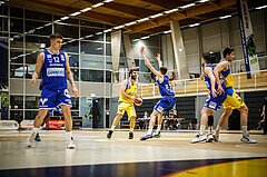 Basketball, bet-at-home Basketball Superliga 2019/20, Viertelfinale 4. Spiel, SKN St. Pölten Basketball, Oberwart Gunners, Jakob Wonisch (17)