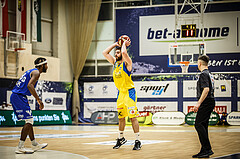 Basketball, bet-at-home Basketball Superliga 2019/20, Viertelfinale 4. Spiel, SKN St. Pölten Basketball, Oberwart Gunners, Jakob Wonisch (17)