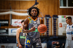 Basketball, bet-at-home Basketball Superliga 2021/22, Grunddurchgang Runde 16, Oberwart Gunners, Klosterneuburg Dukes, James Murray-Boyles (30)
