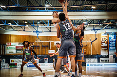 Basketball, bet-at-home Basketball Superliga 2021/22, Grunddurchgang Runde 16, Oberwart Gunners, Klosterneuburg Dukes, Tyler Creammer (10)