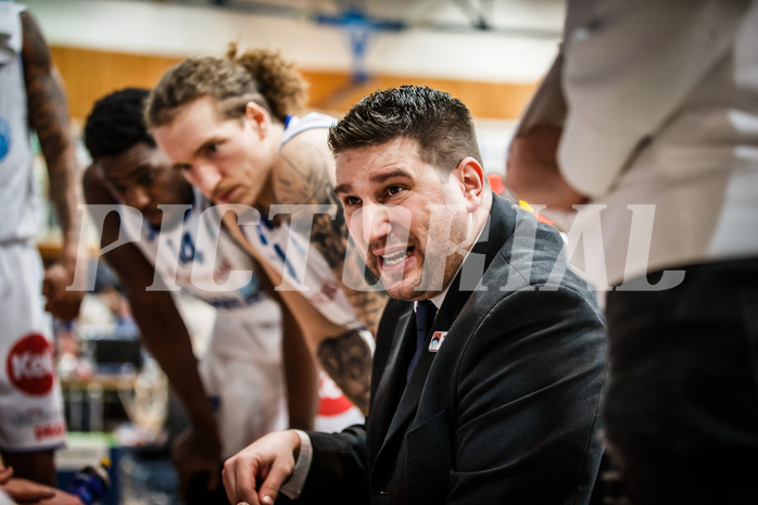 Basketball, bet-at-home Basketball Superliga 2021/22, Grunddurchgang Runde 16, Oberwart Gunners, Klosterneuburg Dukes, Horst Leitner (Coach)