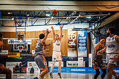 Basketball, bet-at-home Basketball Superliga 2021/22, Grunddurchgang Runde 16, Oberwart Gunners, Klosterneuburg Dukes, Tyler Creammer (10)