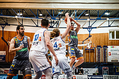 Basketball, bet-at-home Basketball Superliga 2021/22, Grunddurchgang Runde 16, Oberwart Gunners, Klosterneuburg Dukes, Valentin Bauer (14)