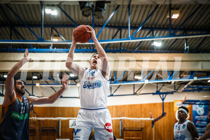 Basketball, bet-at-home Basketball Superliga 2021/22, Grunddurchgang Runde 16, Oberwart Gunners, Klosterneuburg Dukes, 