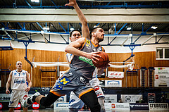Basketball, bet-at-home Basketball Superliga 2021/22, Grunddurchgang Runde 16, Oberwart Gunners, Klosterneuburg Dukes, Benjamin Blazevic (11)