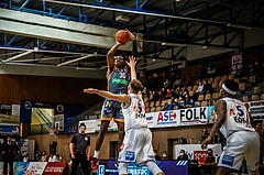 Basketball, bet-at-home Basketball Superliga 2021/22, Grunddurchgang Runde 16, Oberwart Gunners, Klosterneuburg Dukes, James Murray-Boyles (30)