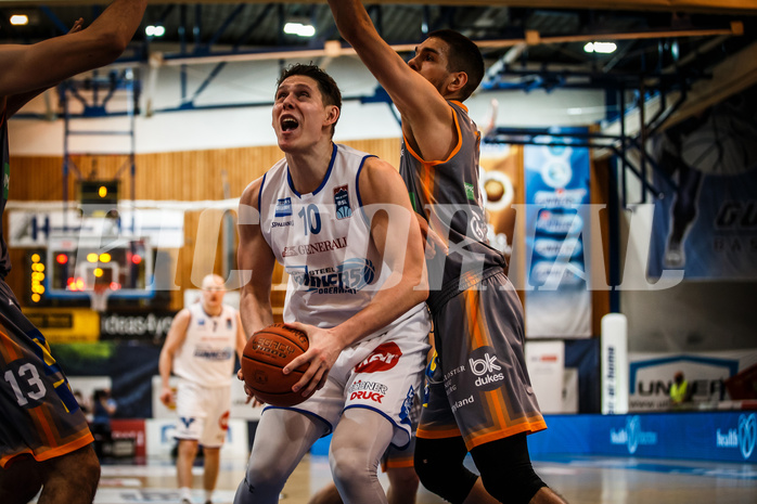 Basketball, bet-at-home Basketball Superliga 2021/22, Grunddurchgang Runde 16, Oberwart Gunners, Klosterneuburg Dukes, 